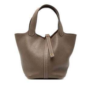 Pre-Loved Hermes Clemence Picotin Lock 18